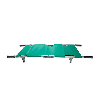 Folding stretchers for veterinary use